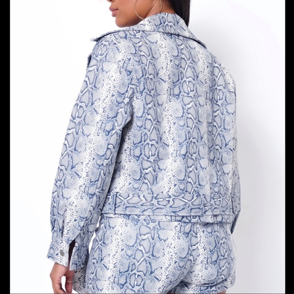 Snake skin skort set - Picture 2 of 2